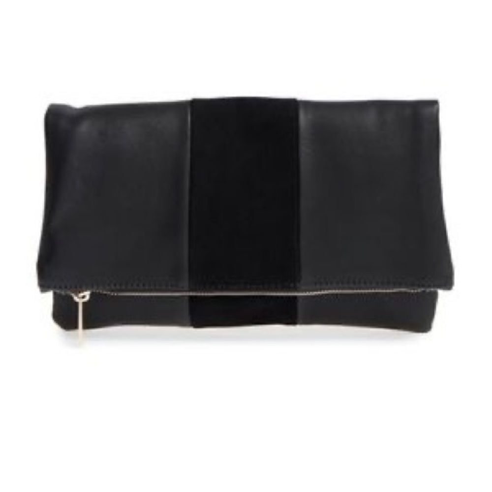 Nordstrom Black BP Tonal Clutch